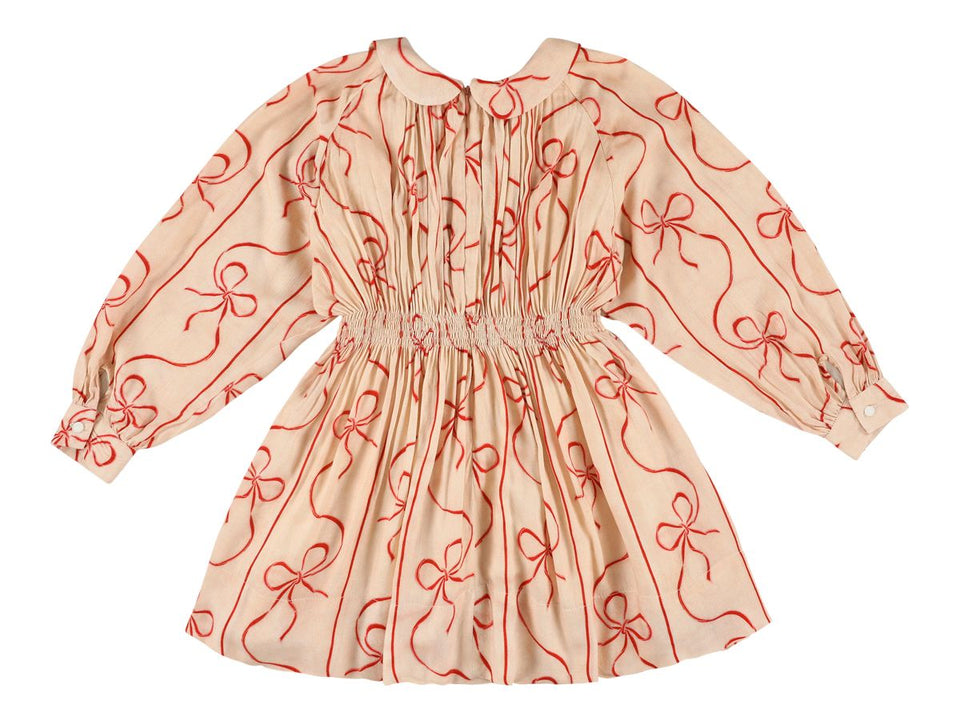 Morley Zola Rose Bow Smocked Dress