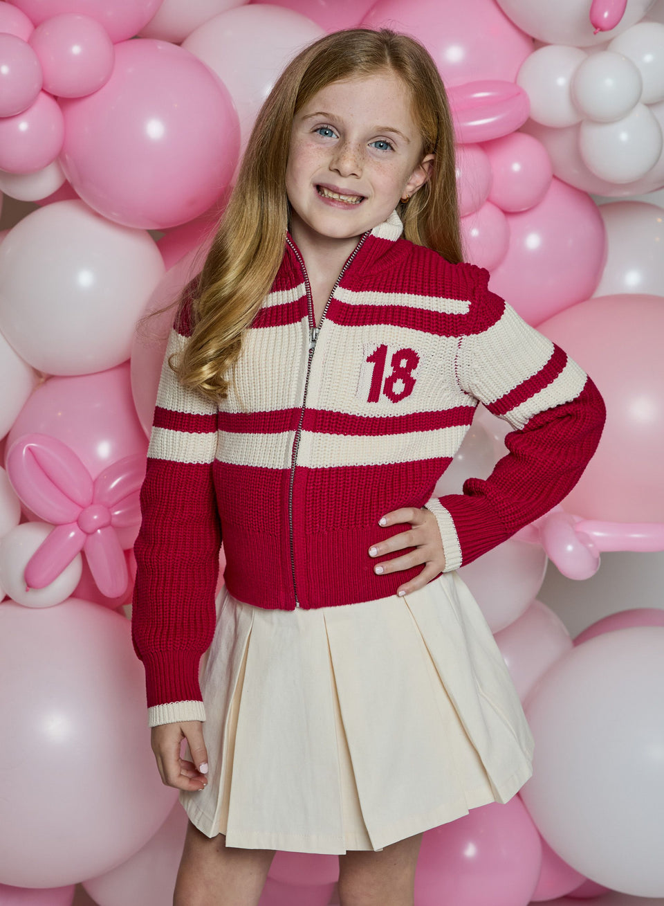 Design History Ruby Combo Zip Up Sweater