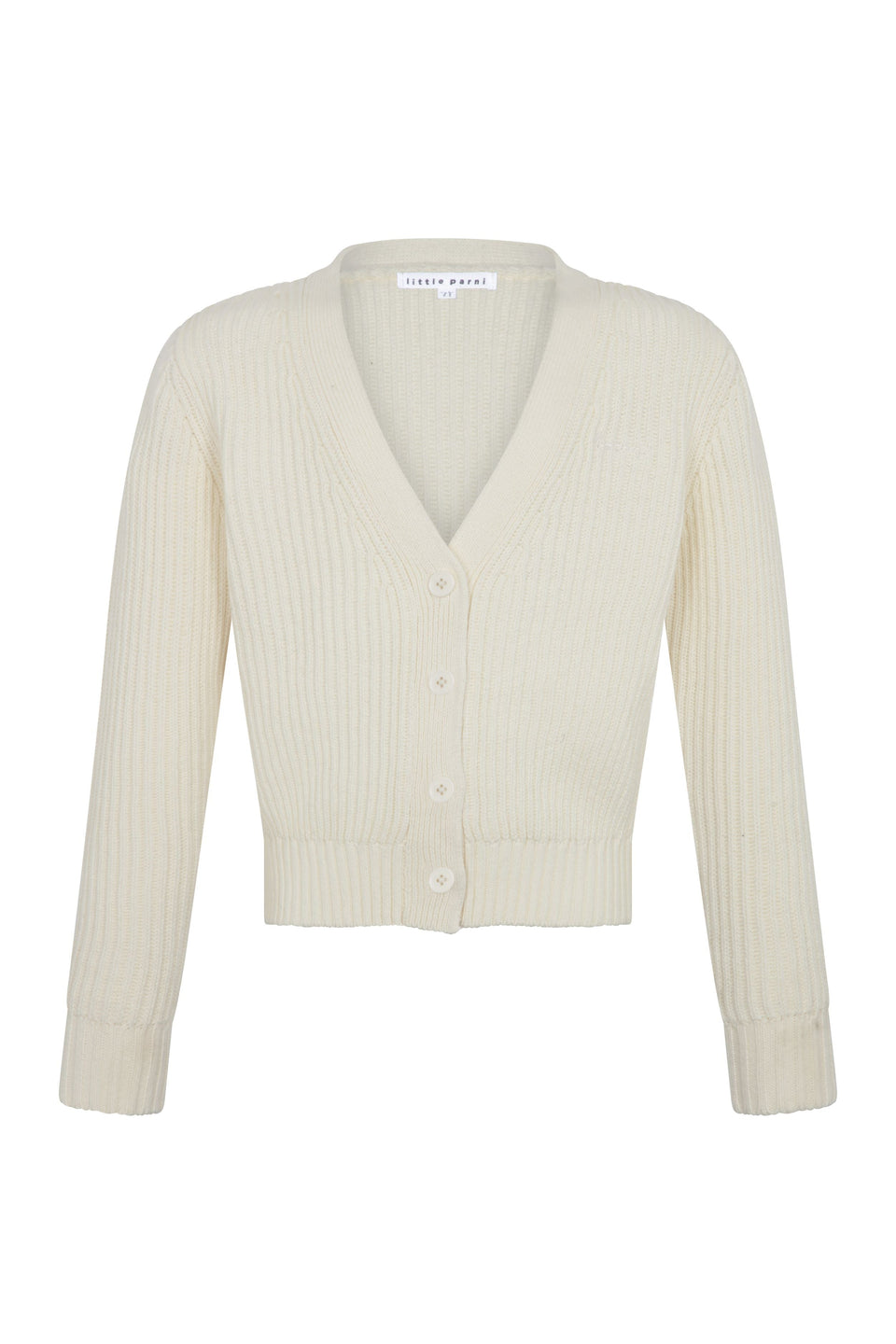 Little Parni Ivory Chunky Cardigan