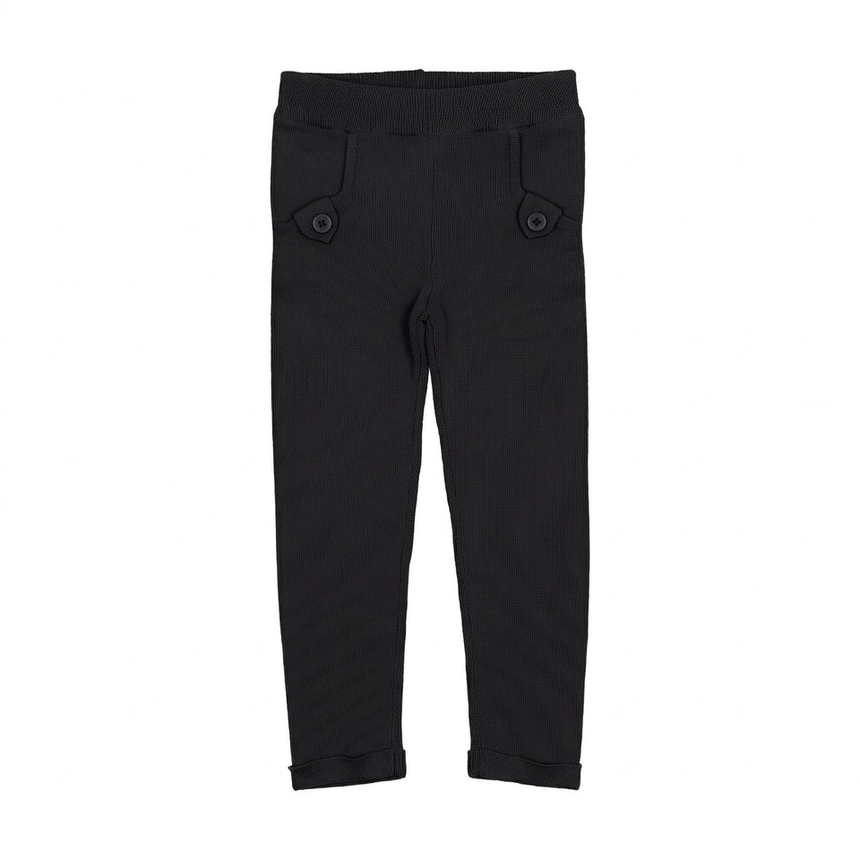 Sweet Threads Black Milo Knit Pants