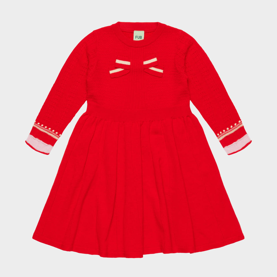 Fub Classic Red Bow Dress