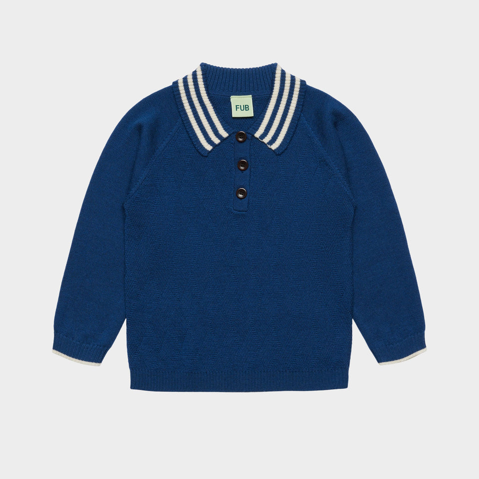 Fub Deep Indigo Harlekin Polo