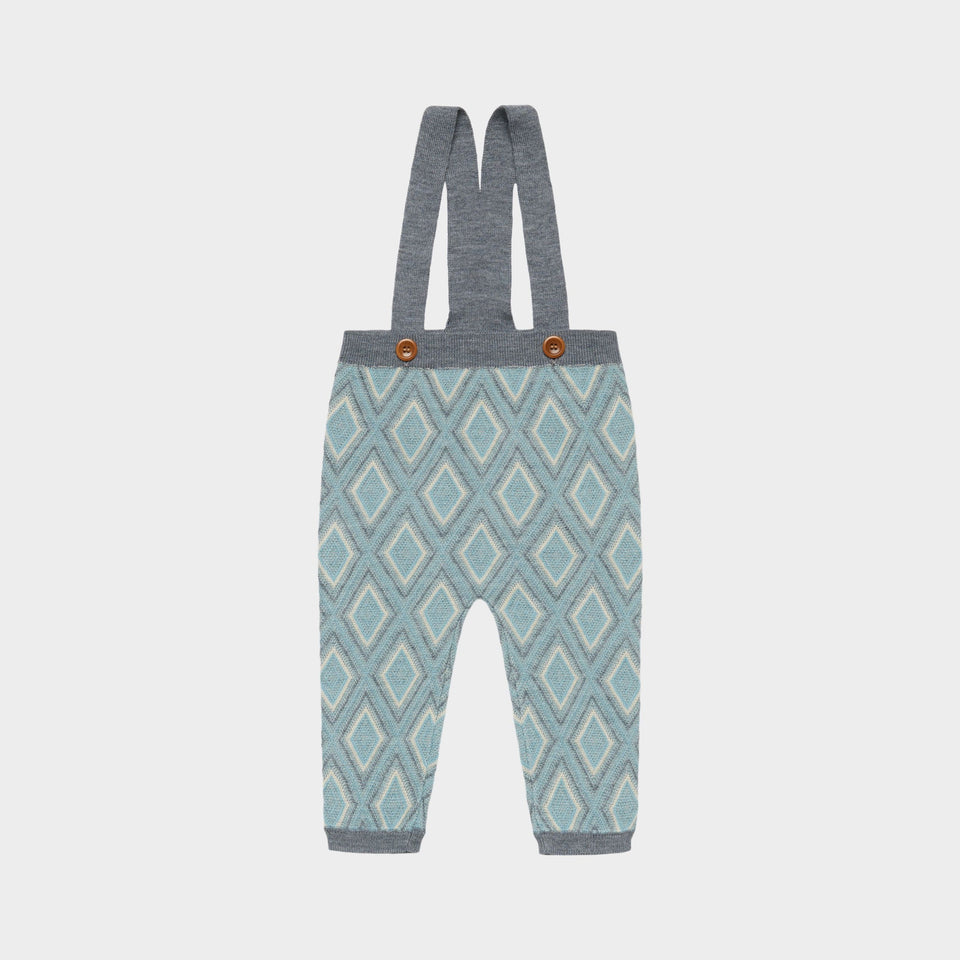Fub Steel Harlekin Cardigan Overall Set