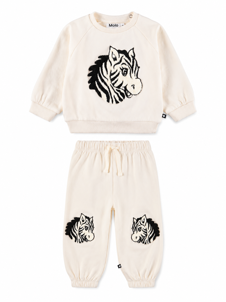 Molo Disc/Simon Chenille Zebra Set