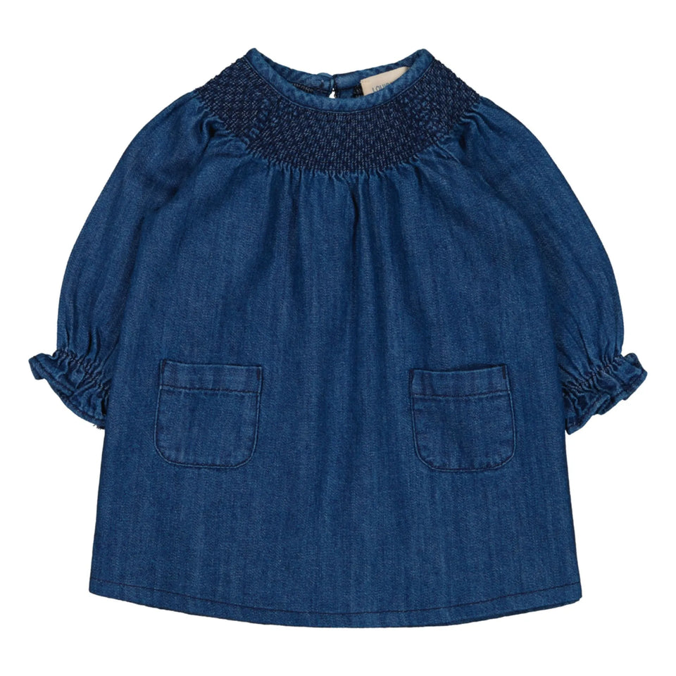 Louis Louise Blue Denim Maxine Baby Dress