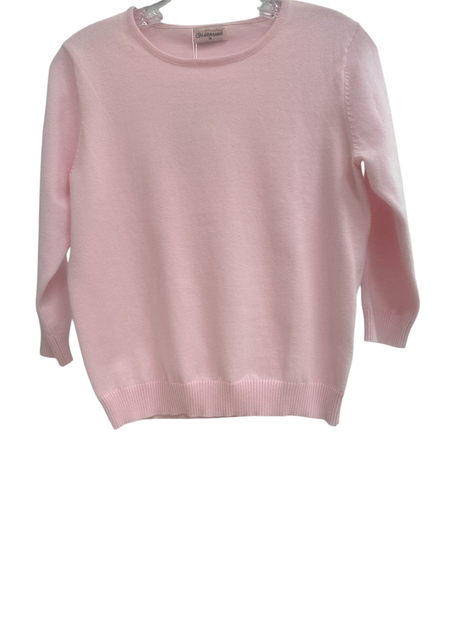 Gold Thread Pink Sweater