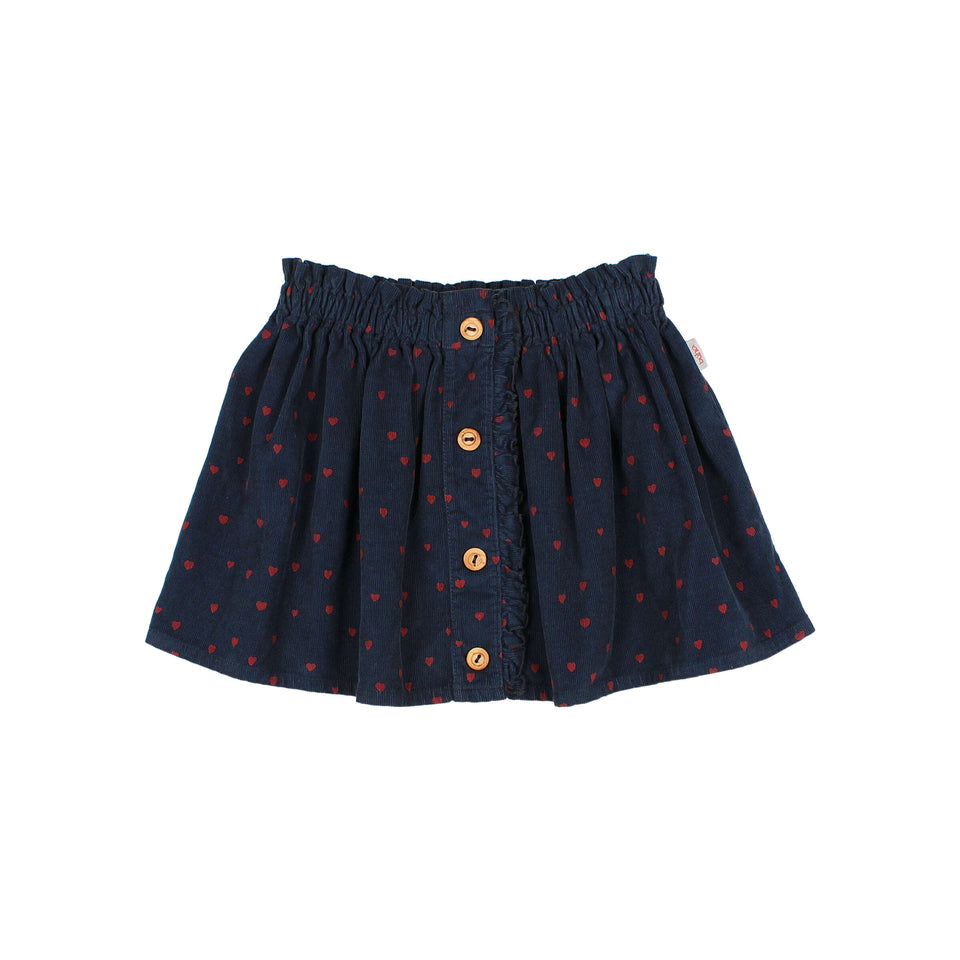 Buho Navy Mini Coure Skirt