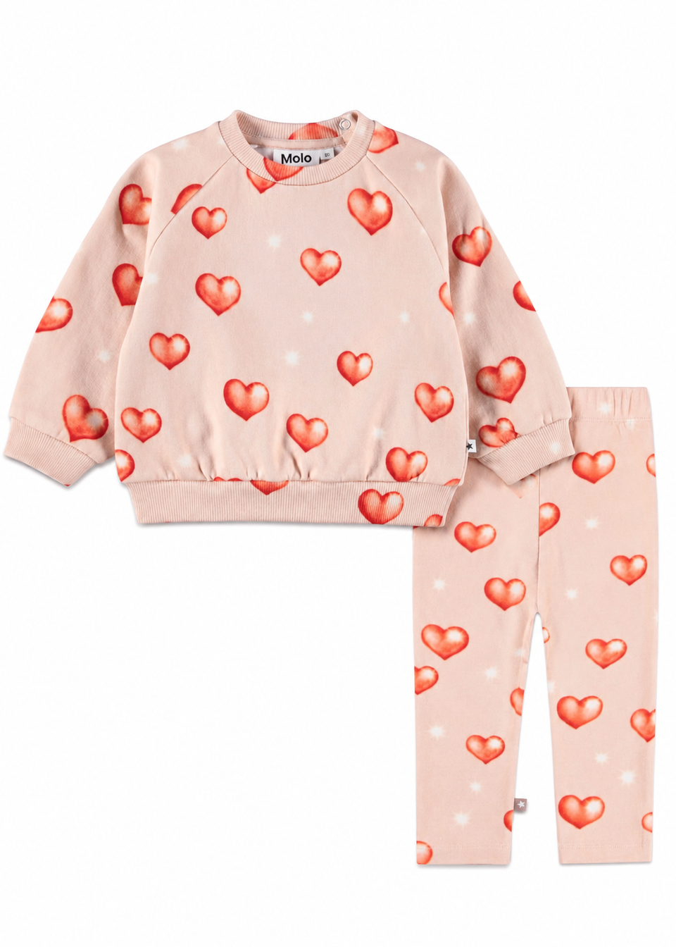 Molo Disc/Elas Airbrush Heart Set