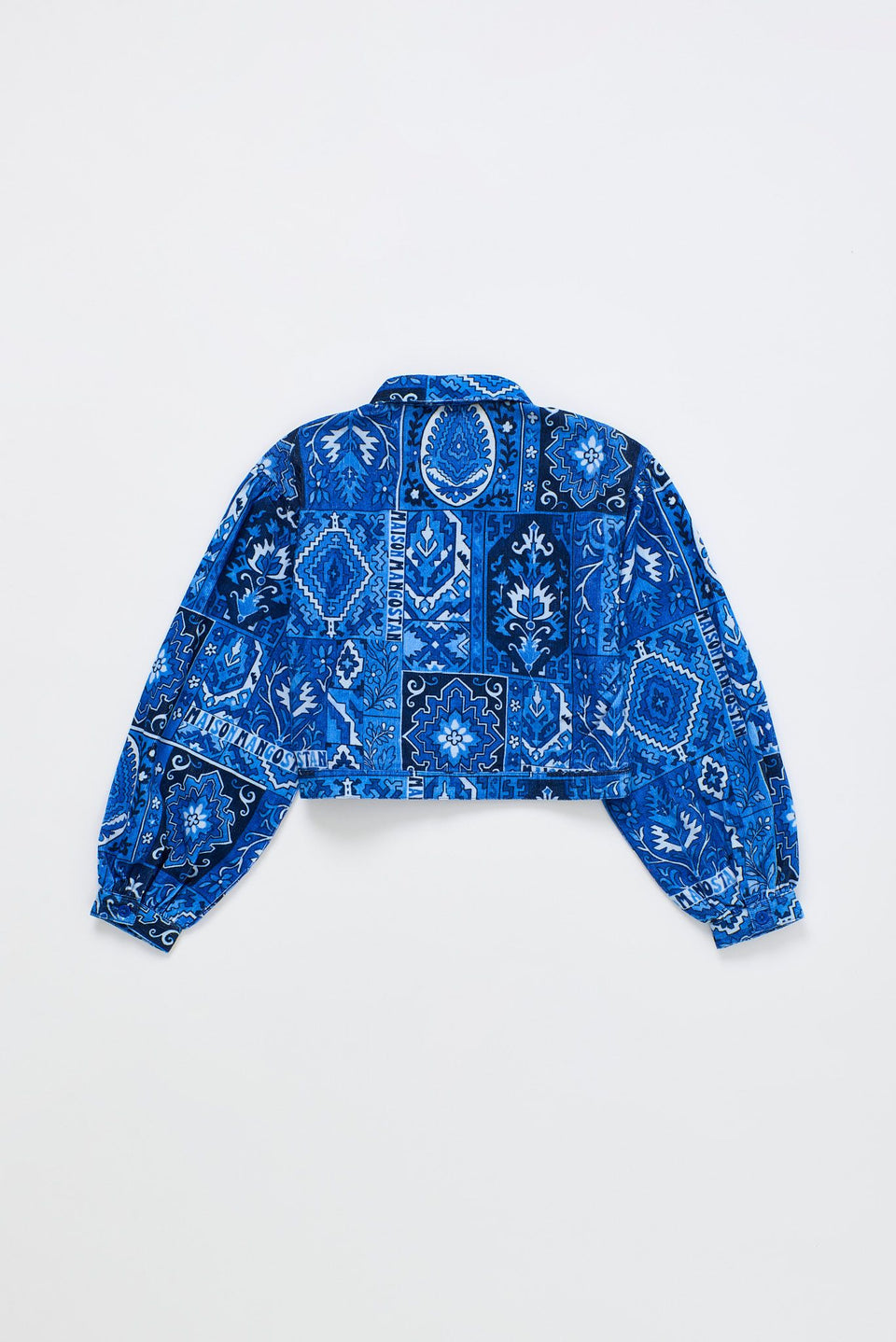 Maison Mangostan Blue Carpet Microcorduroy Shirt