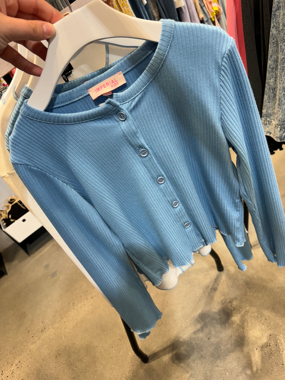 Imperial Kids Blue Cardigan Top