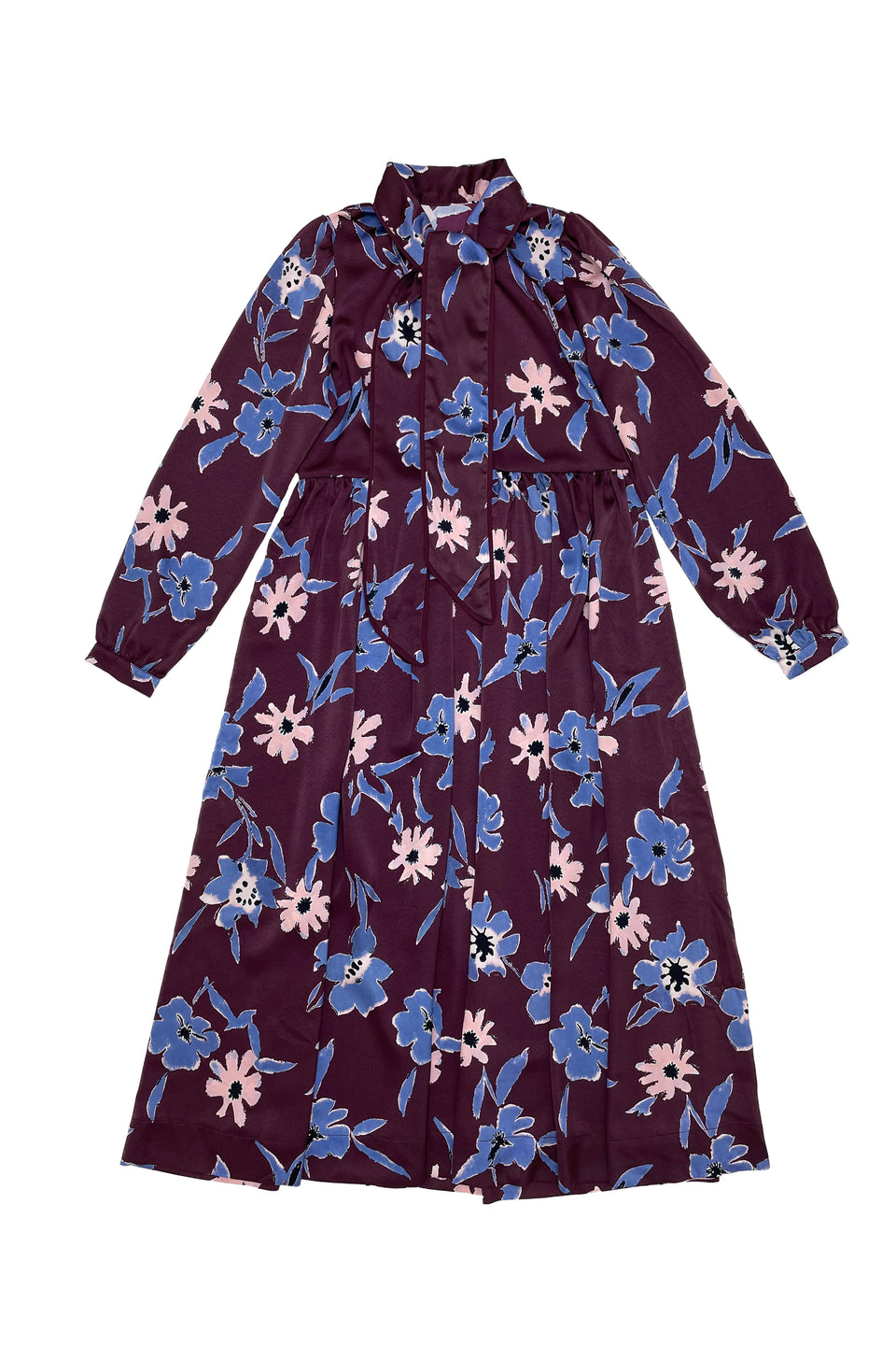 Zaikamoya Thelma Purple/Burgundy Dress