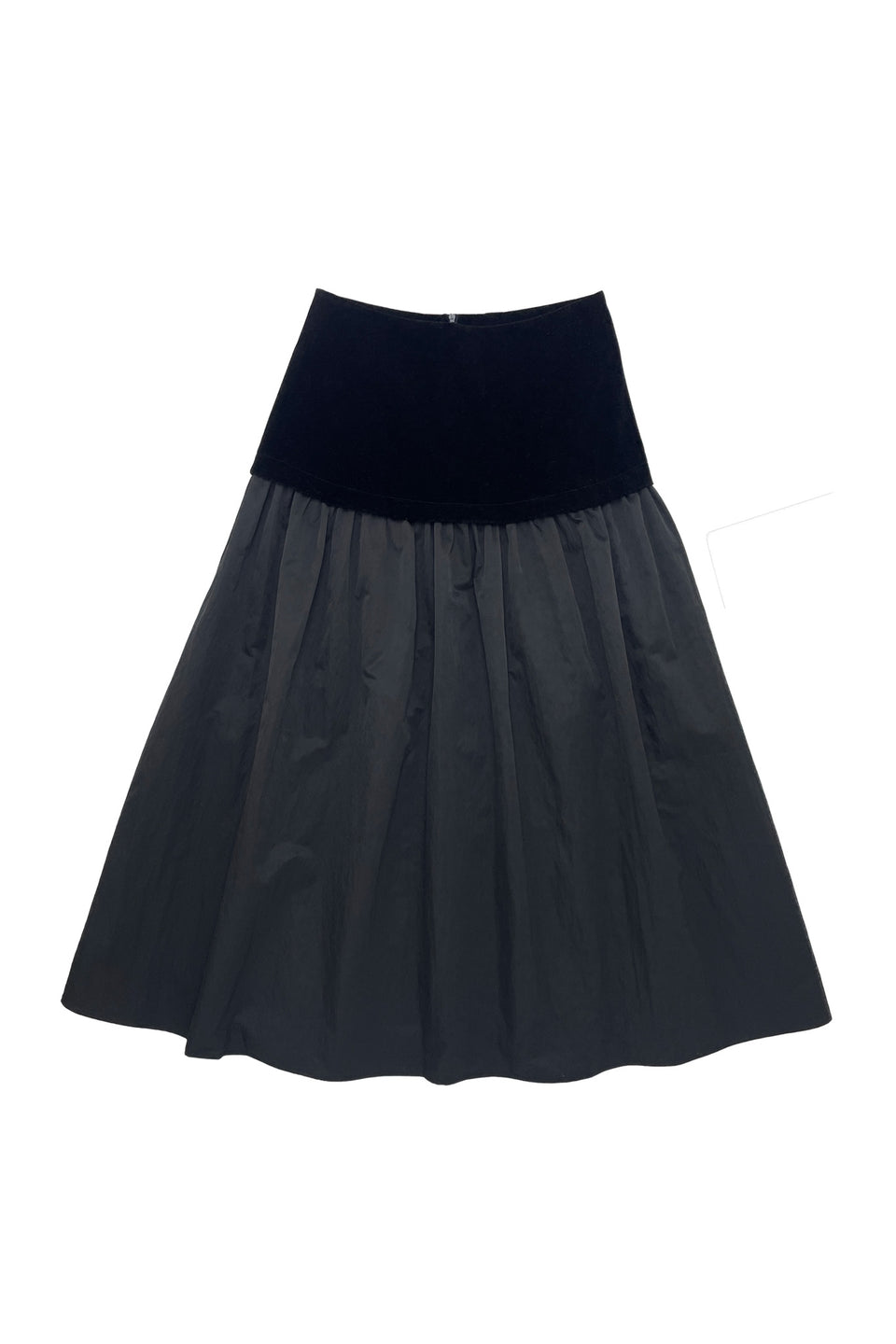 Elle Oh Elle Veronica Black Velvet Skirt