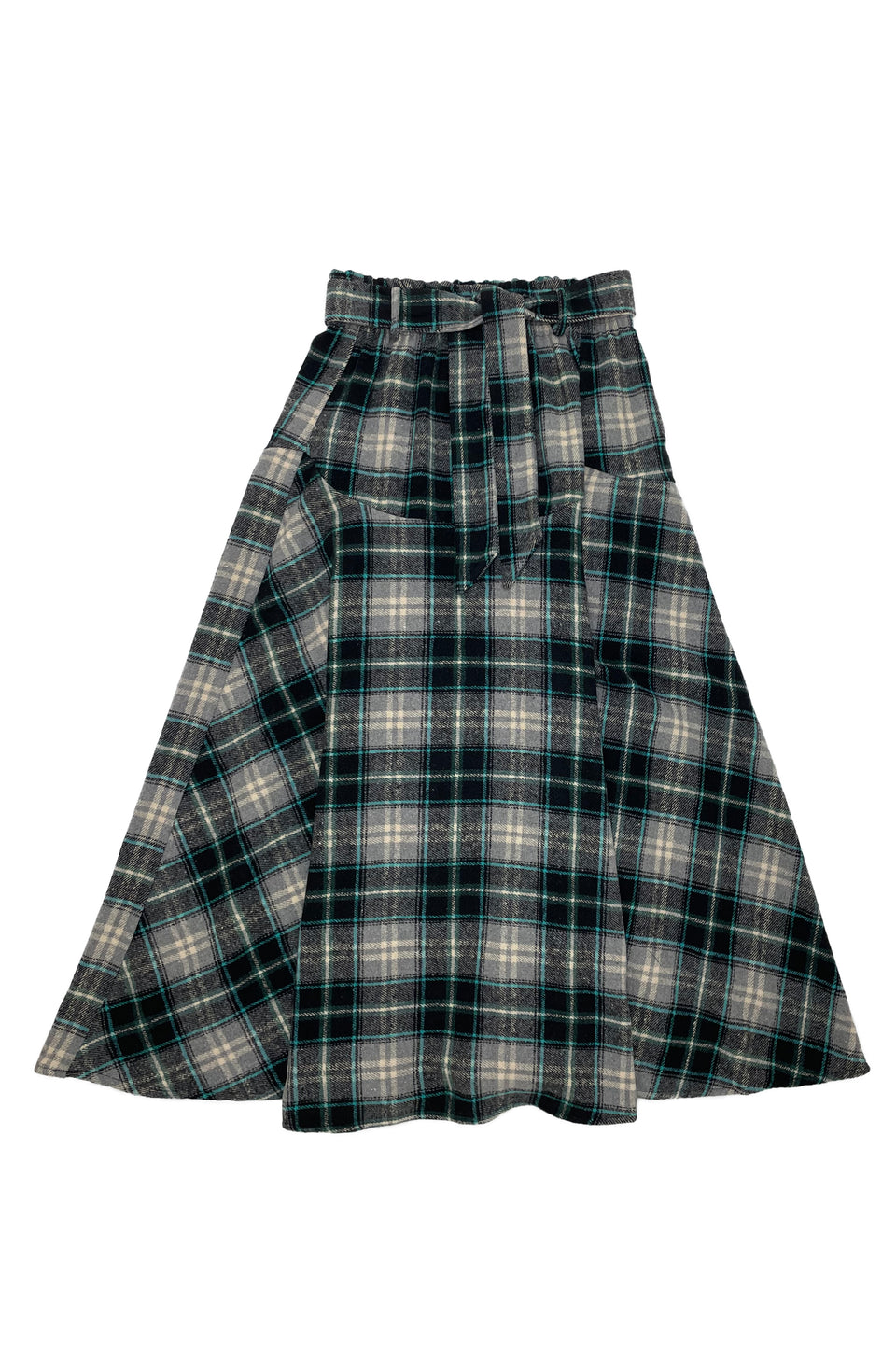 Elle Oh Elle Blue Plaid Viva Skirt