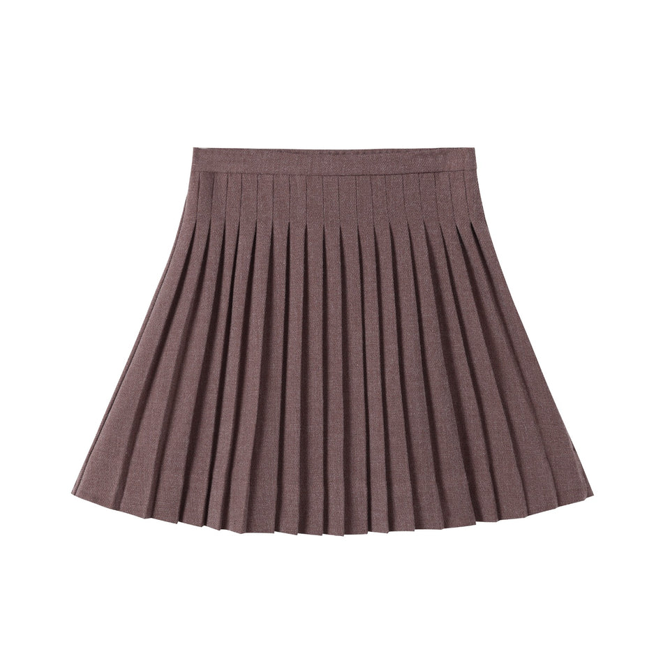Nou Nelle Brown Pinstripe Set
