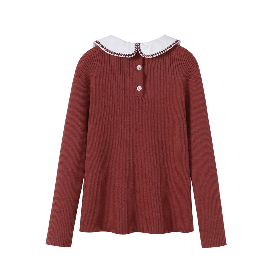 Nou Nelle Rust/Pink Houndstooth Set