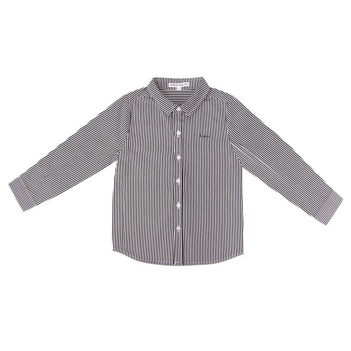 Little Parni Plum Striped Shirt