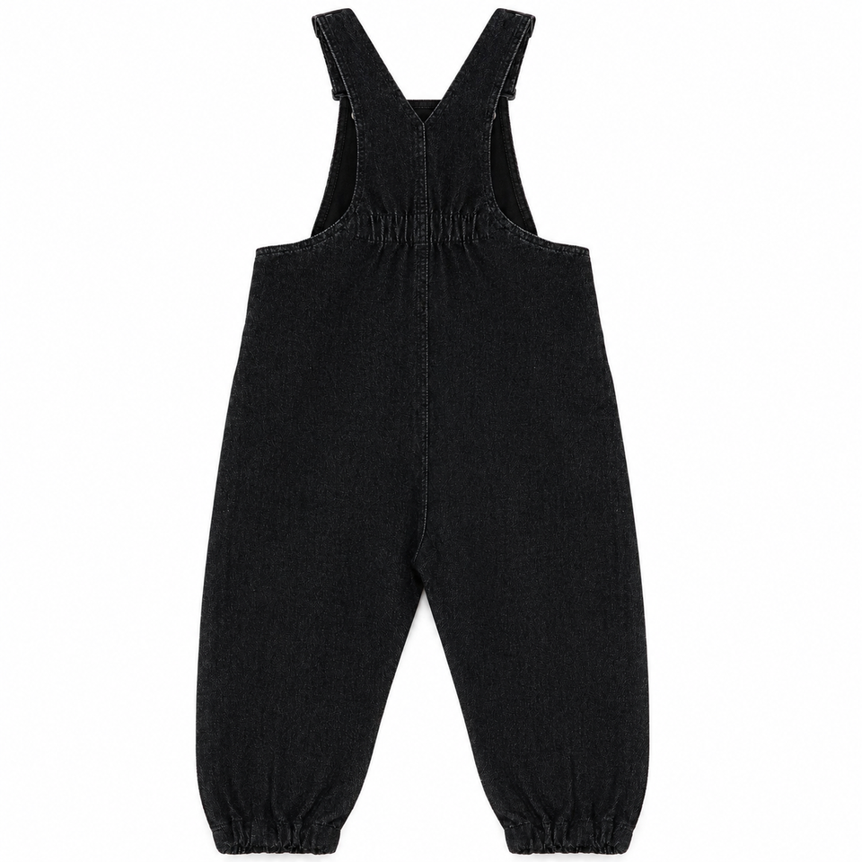 Calla Lili Black Denim Overall