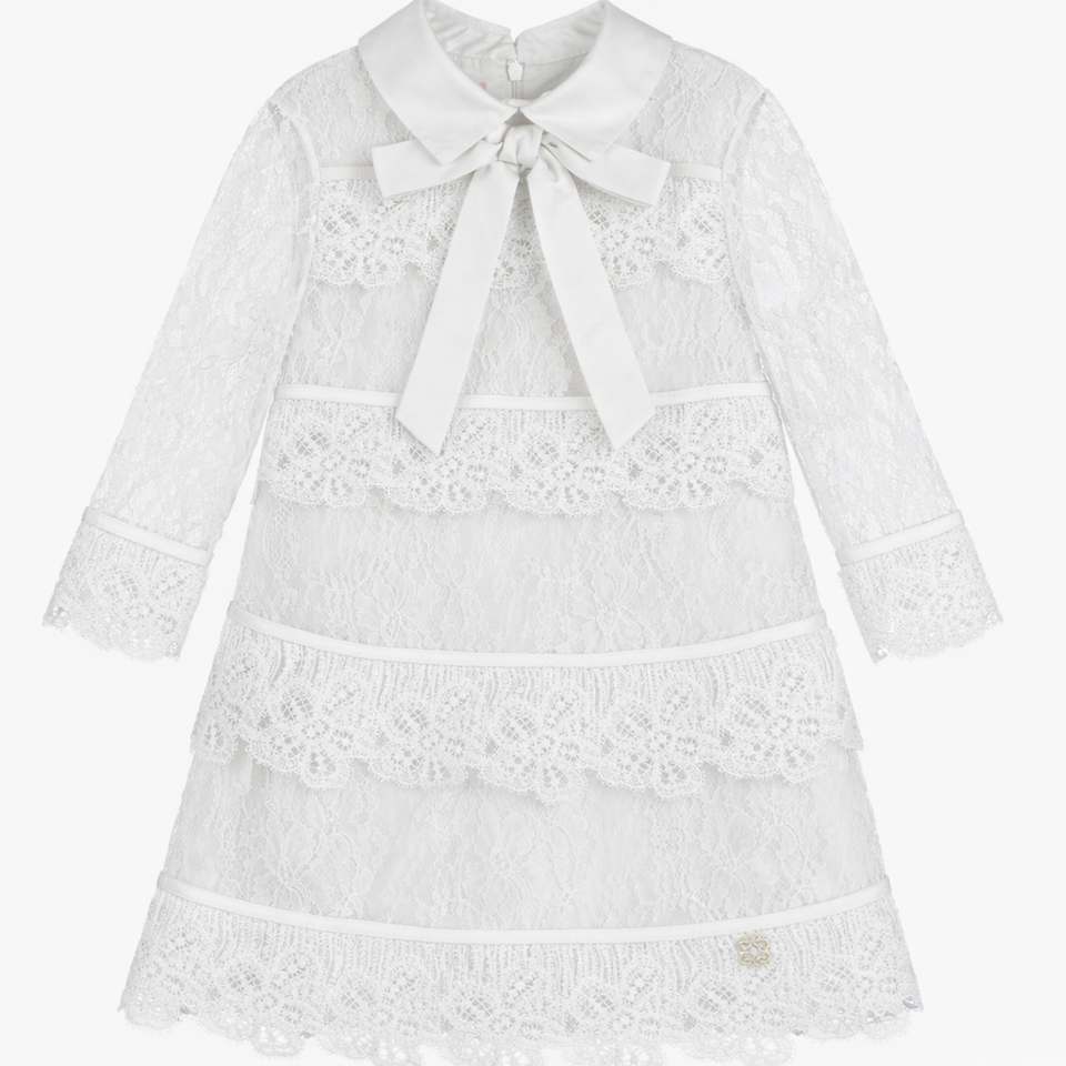 Elie Saab Cream Lace Dress