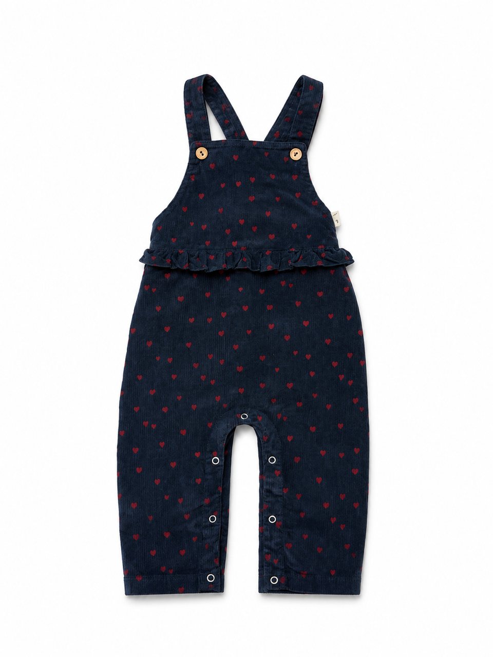 Buho Navy Mini Coure Dungaree Cream Pink Sweater Set