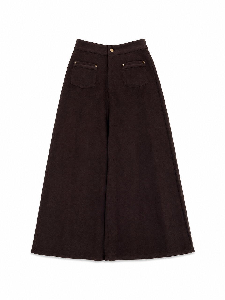Luna Mae Brown Kit Pocket Detail Skirt