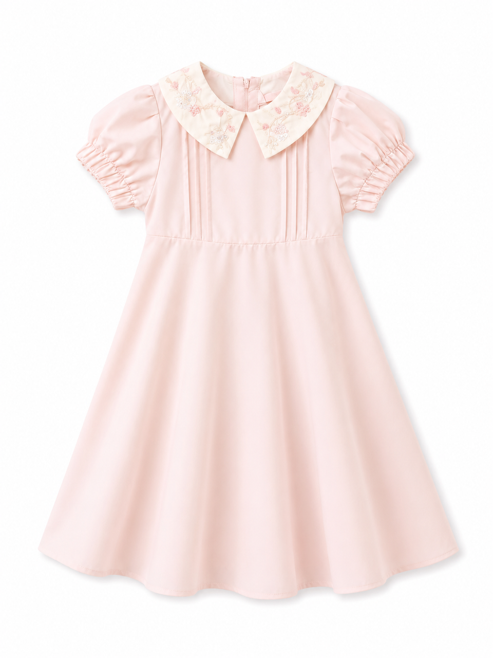 Little Tempest Pink Beaded Taffeta Gown
