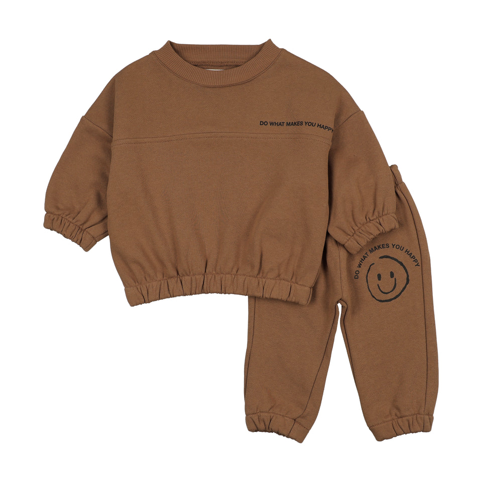 Farren & Me Ochre French Terry 2pc Set