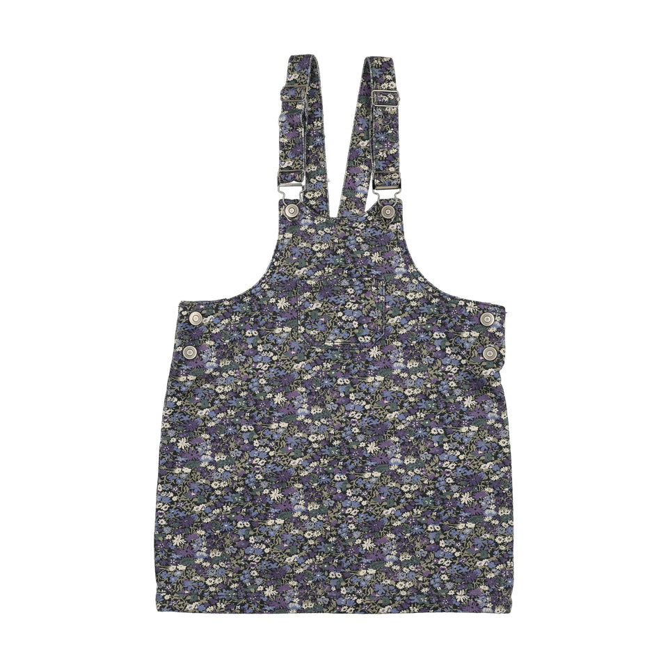 Farren & Me Navy Liberty Print Denim Jumper