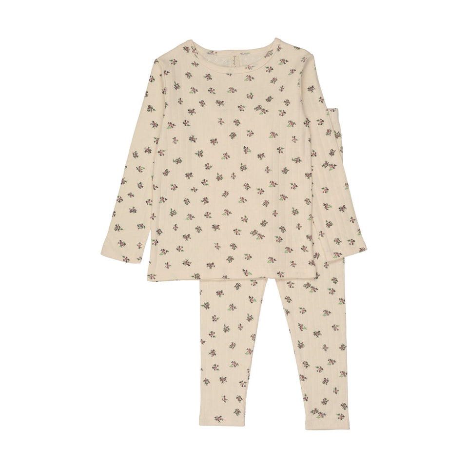 Bonjoy Cluster Floral Springtime Chic L/S Pajamas