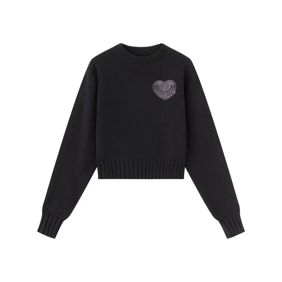 Noname Black Heart Top 1700
