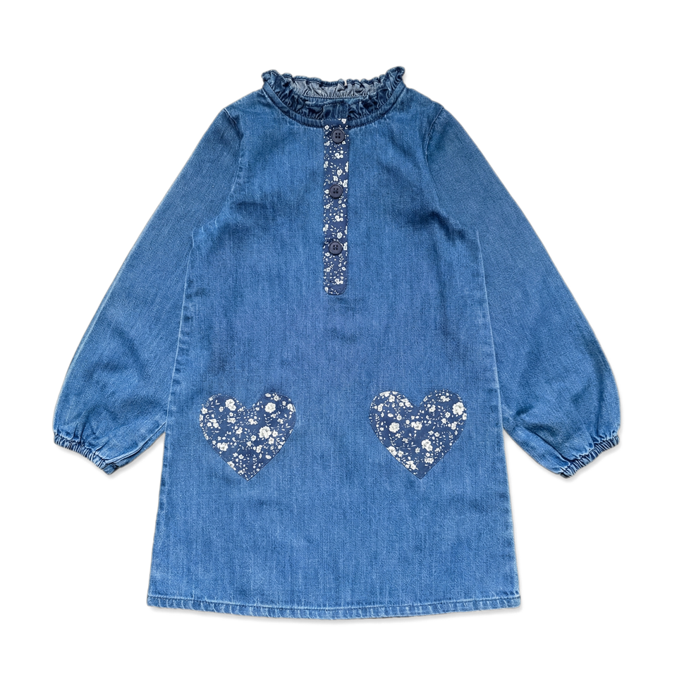 Louis Louise Blue Denim Sylvie Dress