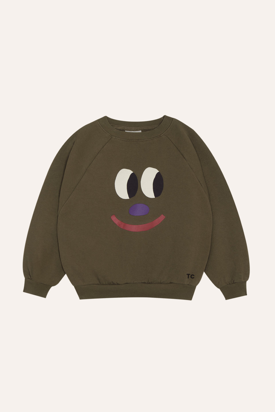 The Campamento Green Big Smiling Face Sweatshirt