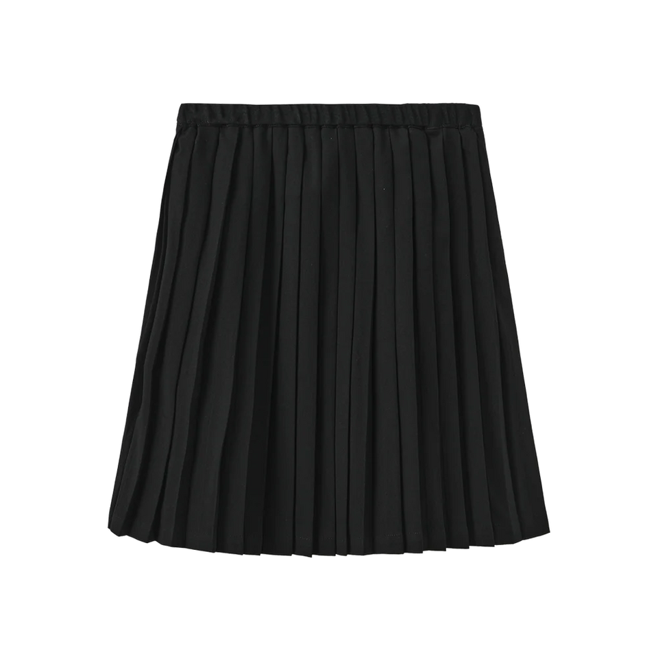 Black Alko Pleated Skirt