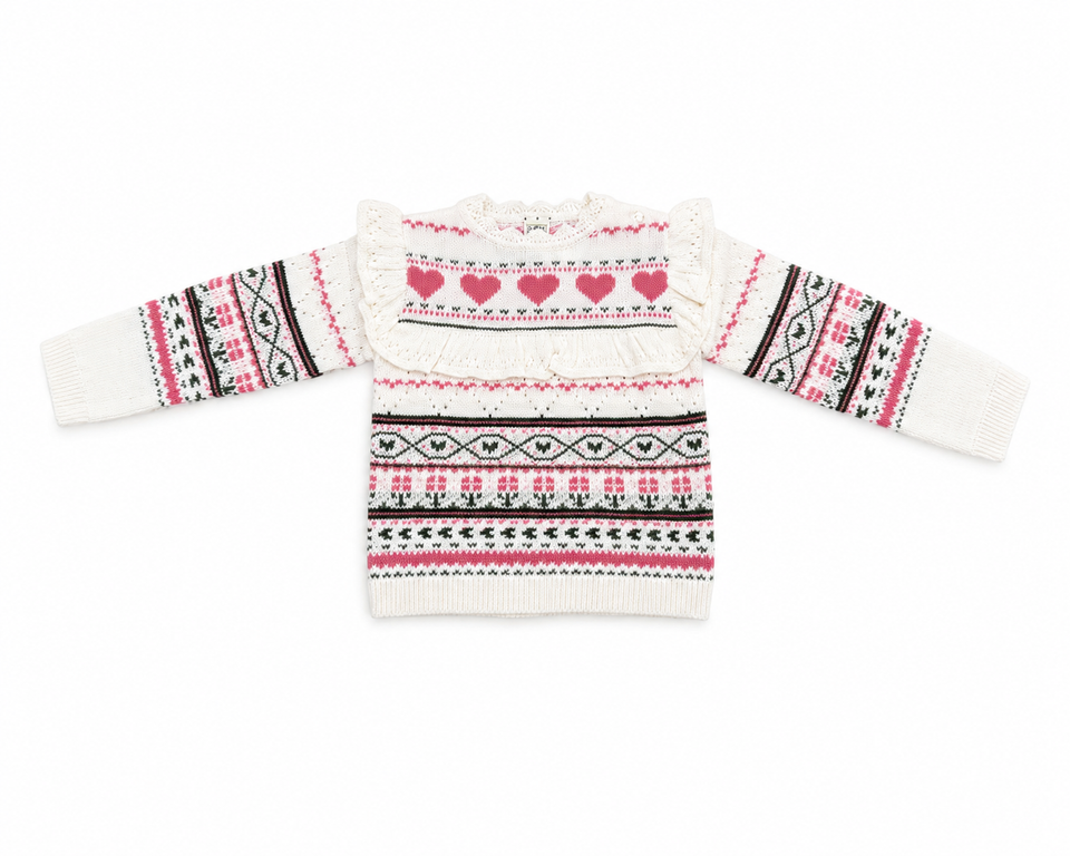 Bonton Mignonne Milk Sweater