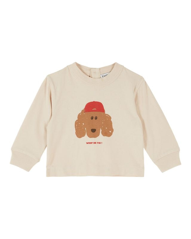 Emile & Ida Ecru Dog Sweater