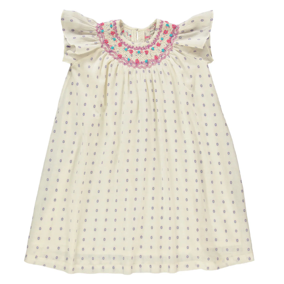 Bebe Organic Diana Dress Midsummer Dream- Short Sleeves