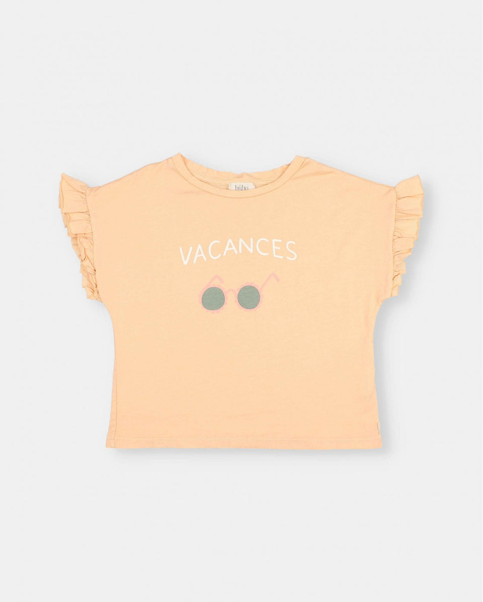 Buho Apricot Flounce T-Shirt