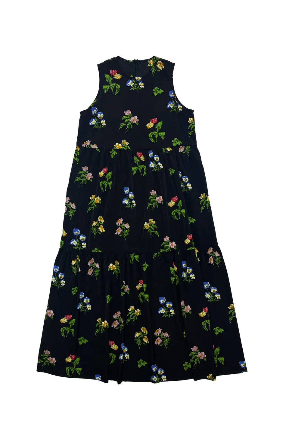 Zaikamoya Martha Jumper Flowers on Black