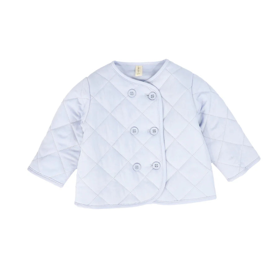 Bebe Jolee Blue Quilted Jacket