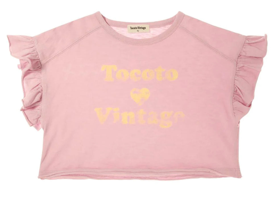 Tocoto Vintage Pink Tocoto Loves Vintage Tee