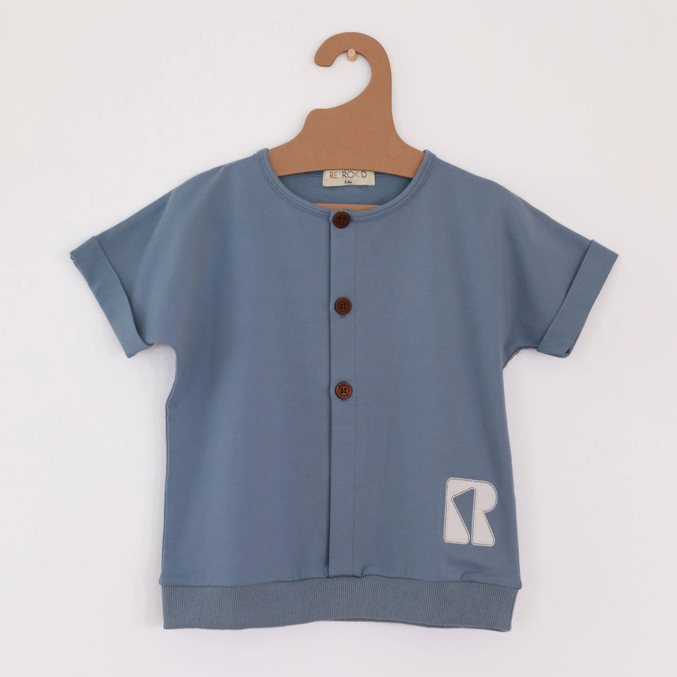 Retrokid Blue French Terry Tee