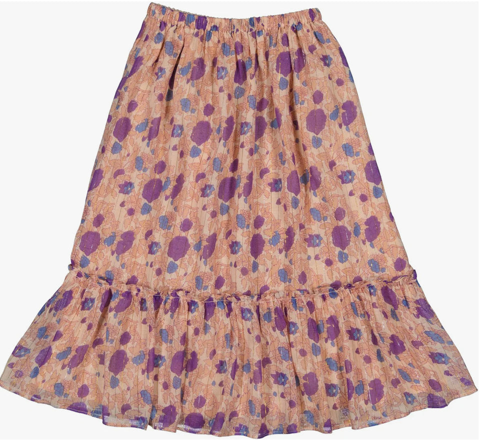 Louis Louise Pink Stripe Lurex Indian Jupette Skirt