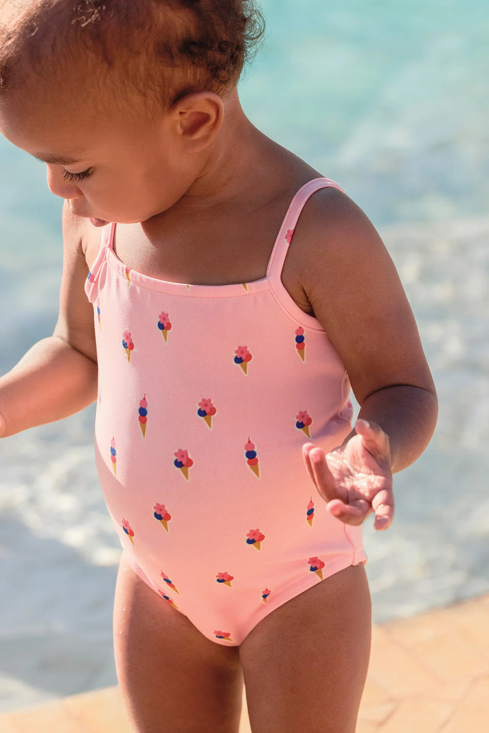 Bonton Pink Gelato Baby Swimsuit