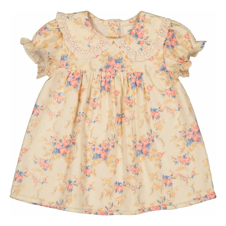 Louis Louise Cream Bouquet Twiggy Baby Dress