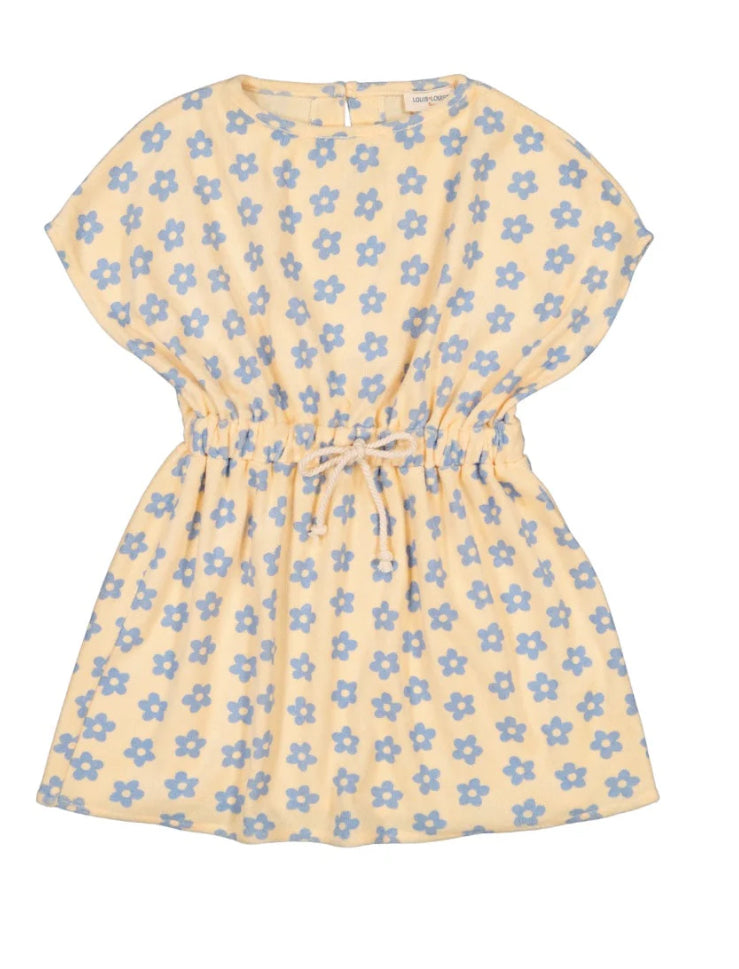 Louis Louise Light Yellow Sponge Flower Abbie Dress