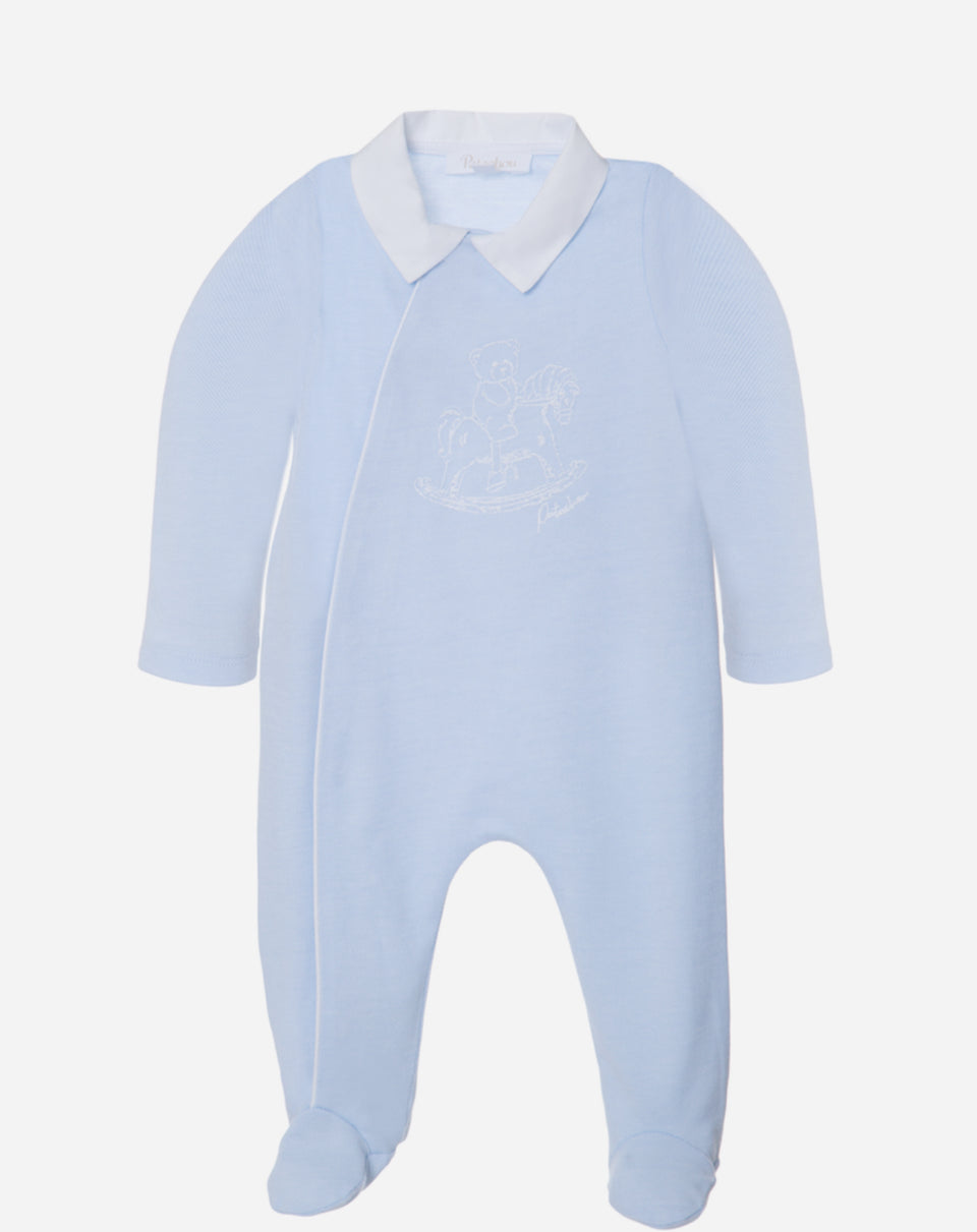Patachou Blue Horse Footie