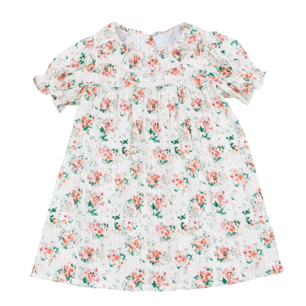 Cera Una Volta Pink Flower Frankie Baby Dress