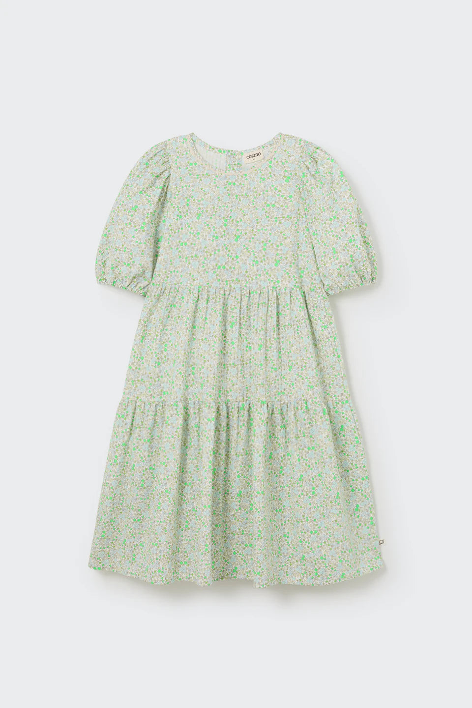 Cozmo Green Floral Dress