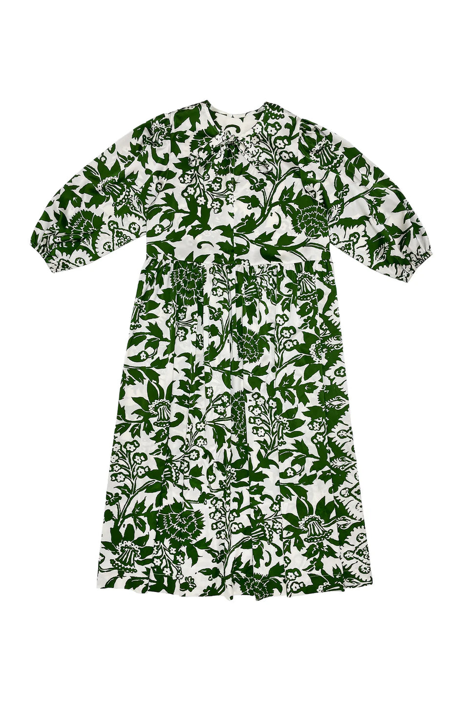 Elle Oh Elle Bridget Dress Green on White