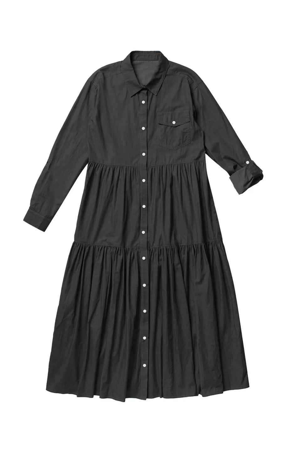 Elle Oh Elle Evelyn in Black Denim Dress