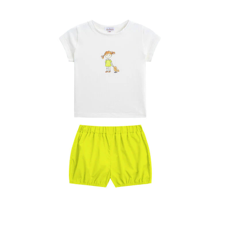 Oubon Doll T-Shirt + Bloomer Set